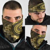 Vanuatu Neck Gaiter Hibisus Polynesian Pattern Gold LT14 - Polynesian Pride