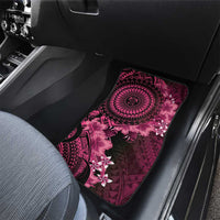 Vanuatu Car Mats Hibisus Polynesian Pattern Pink LT14 - Polynesian Pride