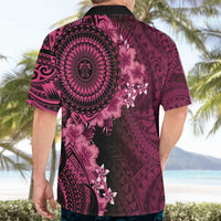 Vanuatu Hawaiian Shirt Hibisus Polynesian Pattern Pink - Polynesian Pride
