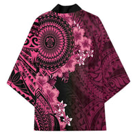 Vanuatu Kimono Hibisus Polynesian Pattern Pink - Polynesian Pride