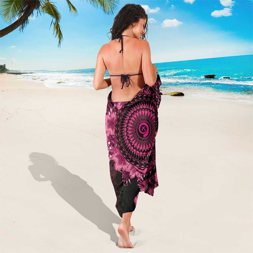 Vanuatu Sarong Hibisus Polynesian Pattern Pink LT14 - Polynesian Pride