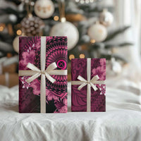 Vanuatu Wrapping Paper Hibisus Polynesian Pattern Pink LT14 - Polynesian Pride
