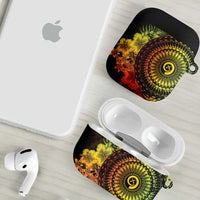 Vanuatu AirPods Case Hibisus Polynesian Pattern Reggae - Polynesian Pride