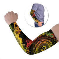 Vanuatu Arm Sleeves Hibisus Polynesian Pattern Reggae LT14 Set of 2 Reggae - Polynesian Pride