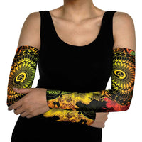 Vanuatu Arm Sleeves Hibisus Polynesian Pattern Reggae LT14 - Polynesian Pride