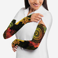 Vanuatu Arm Sleeves Hibisus Polynesian Pattern Reggae LT14 - Polynesian Pride