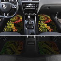 Vanuatu Car Mats Hibisus Polynesian Pattern Reggae LT14 Set 4pcs Reggae - Polynesian Pride
