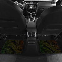 Vanuatu Car Mats Hibisus Polynesian Pattern Reggae LT14 Set 2pcs - Back Reggae - Polynesian Pride