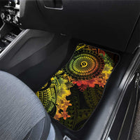 Vanuatu Car Mats Hibisus Polynesian Pattern Reggae LT14 - Polynesian Pride