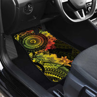 Vanuatu Car Mats Hibisus Polynesian Pattern Reggae LT14 - Polynesian Pride