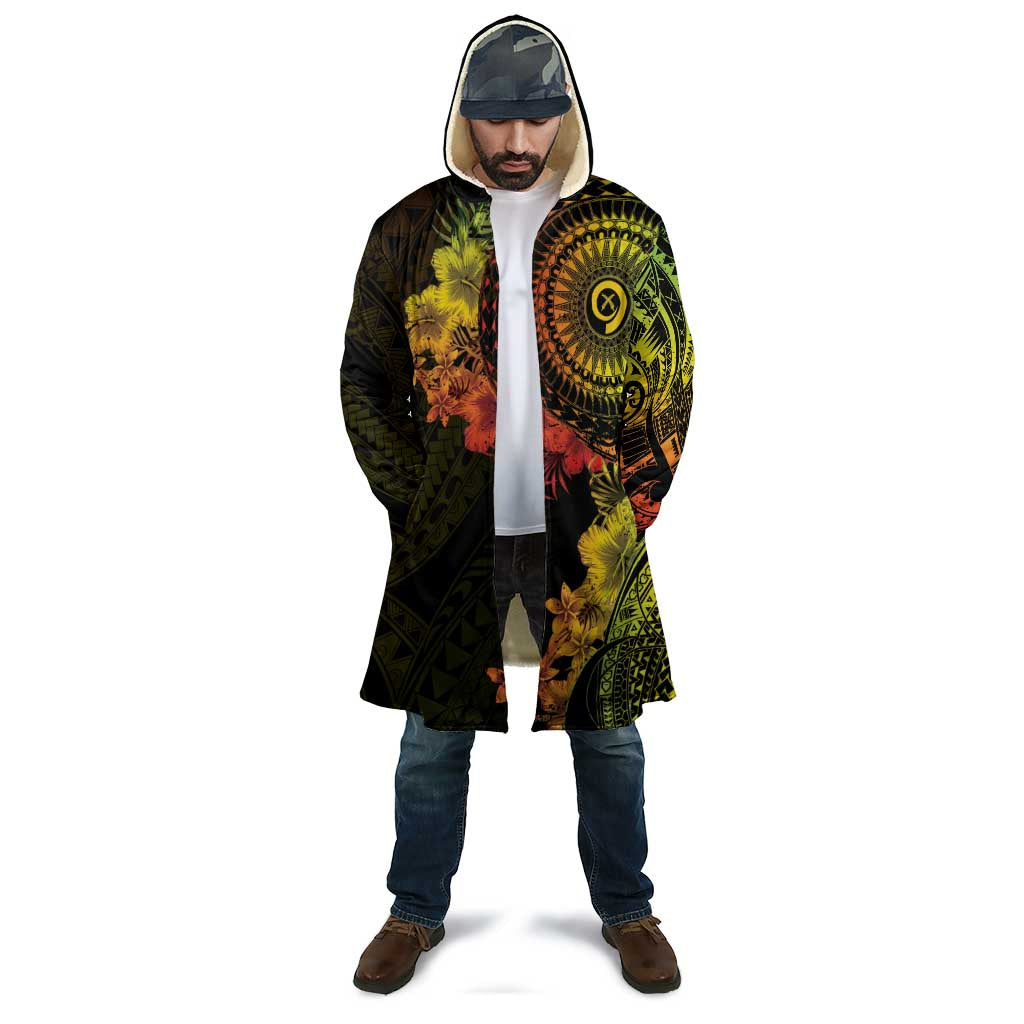 Vanuatu Cloak Hibisus Polynesian Pattern Reggae - Polynesian Pride