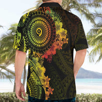 Vanuatu Hawaiian Shirt Hibisus Polynesian Pattern Reggae - Polynesian Pride