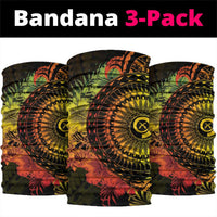 Vanuatu Neck Gaiter Hibisus Polynesian Pattern Reggae LT14 package One Size: 25*50cm Reggae - Polynesian Pride