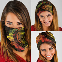 Vanuatu Neck Gaiter Hibisus Polynesian Pattern Reggae LT14 - Polynesian Pride