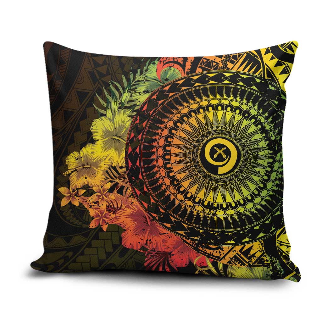 Vanuatu Pillow Cover Hibisus Polynesian Pattern Reggae LT14 Reggae - Polynesian Pride