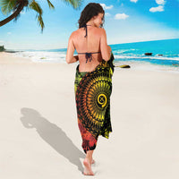 Vanuatu Sarong Hibisus Polynesian Pattern Reggae LT14 - Polynesian Pride