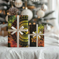 Vanuatu Wrapping Paper Hibisus Polynesian Pattern Reggae LT14 - Polynesian Pride
