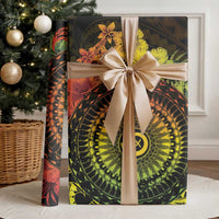 Vanuatu Wrapping Paper Hibisus Polynesian Pattern Reggae LT14 - Polynesian Pride