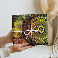 Vanuatu Wrapping Paper Hibisus Polynesian Pattern Reggae LT14 - Polynesian Pride