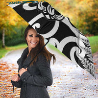 New Zealand Australia Rugby Umbrella Wallabies Aboriginal All Black Maori Tiki Together - Polynesian Pride