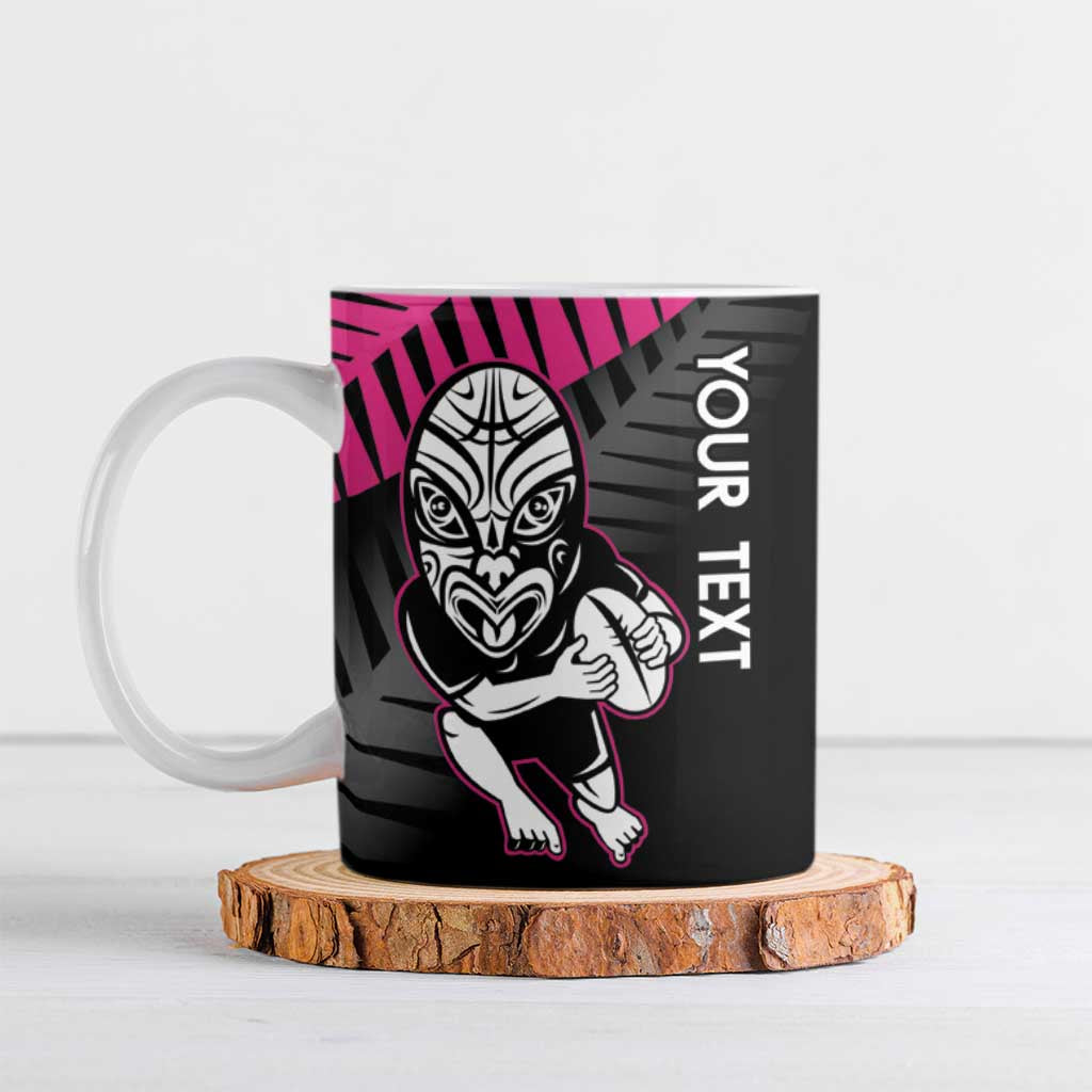 New Zealand Silver Fern Rugby Custom Ceramic Mug 2025 All Black Go Champions - Polynesian Pride