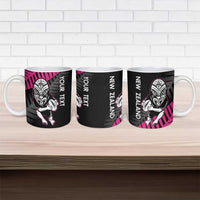 New Zealand Silver Fern Rugby Custom Ceramic Mug 2025 All Black Go Champions - Polynesian Pride