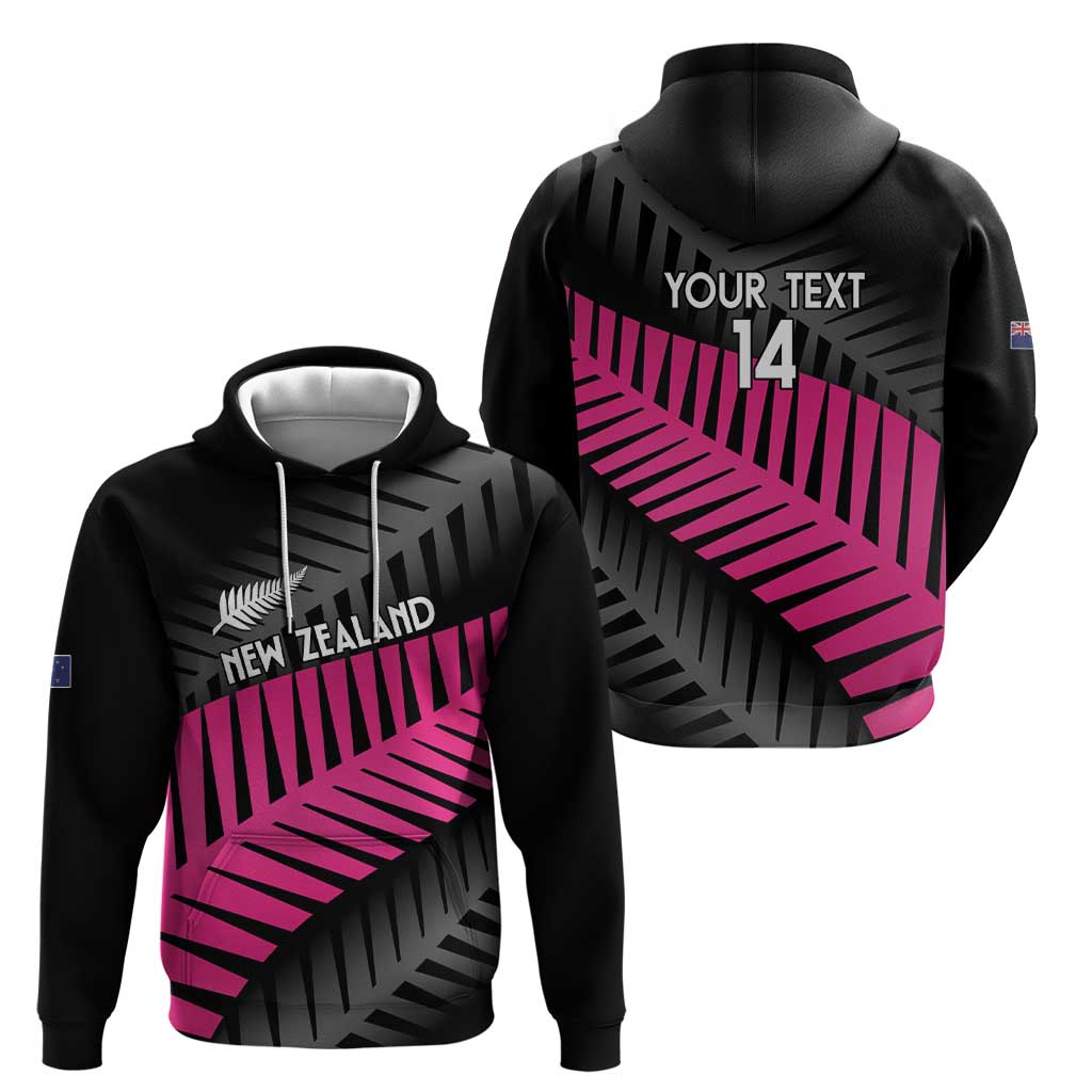 New Zealand Silver Fern Rugby Custom Hoodie 2025 All Black Go Champions - Polynesian Pride