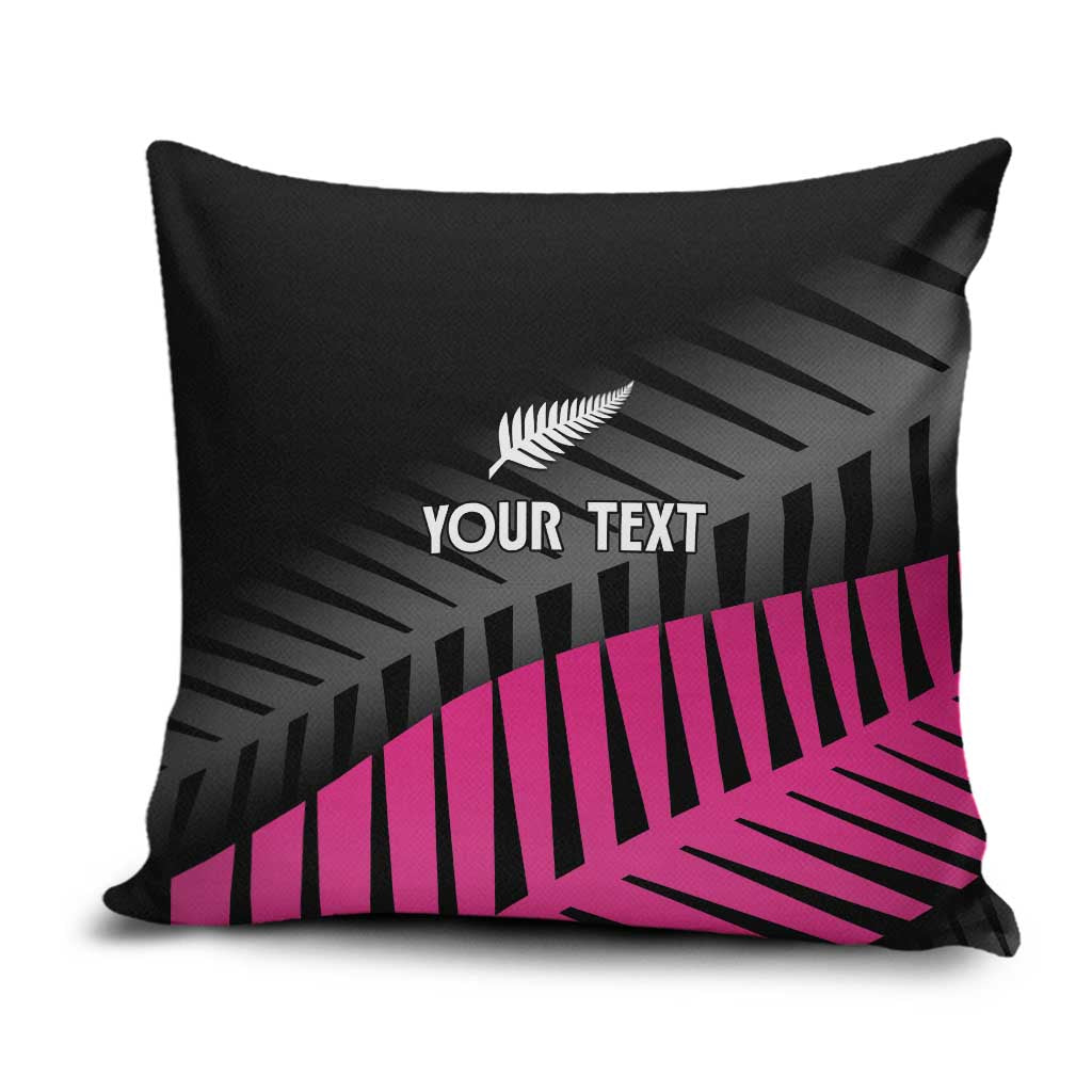 New Zealand Silver Fern Rugby Custom Pillow Cover 2025 All Black Go Champions - Polynesian Pride