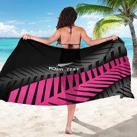 New Zealand Silver Fern Rugby Custom Sarong 2025 All Black Go Champions LT14 - Polynesian Pride