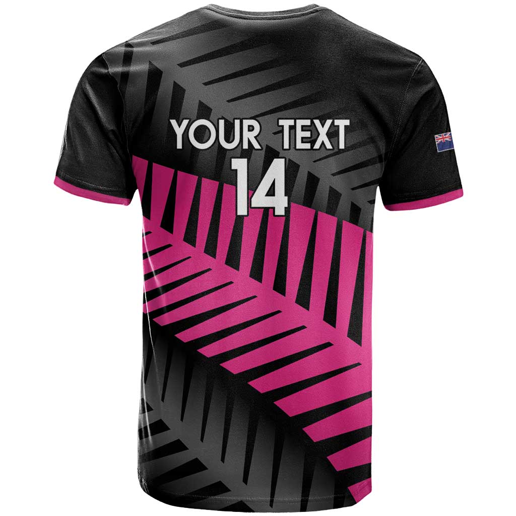 New Zealand Silver Fern Rugby Custom T Shirt 2025 All Black Go Champions - Polynesian Pride