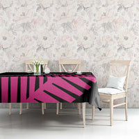 New Zealand Silver Fern Rugby Custom Tablecloth 2025 All Black Go Champions - Polynesian Pride