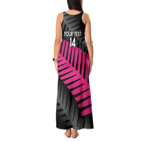 New Zealand Silver Fern Rugby Custom Tank Maxi Dress 2025 All Black Go Champions - Polynesian Pride