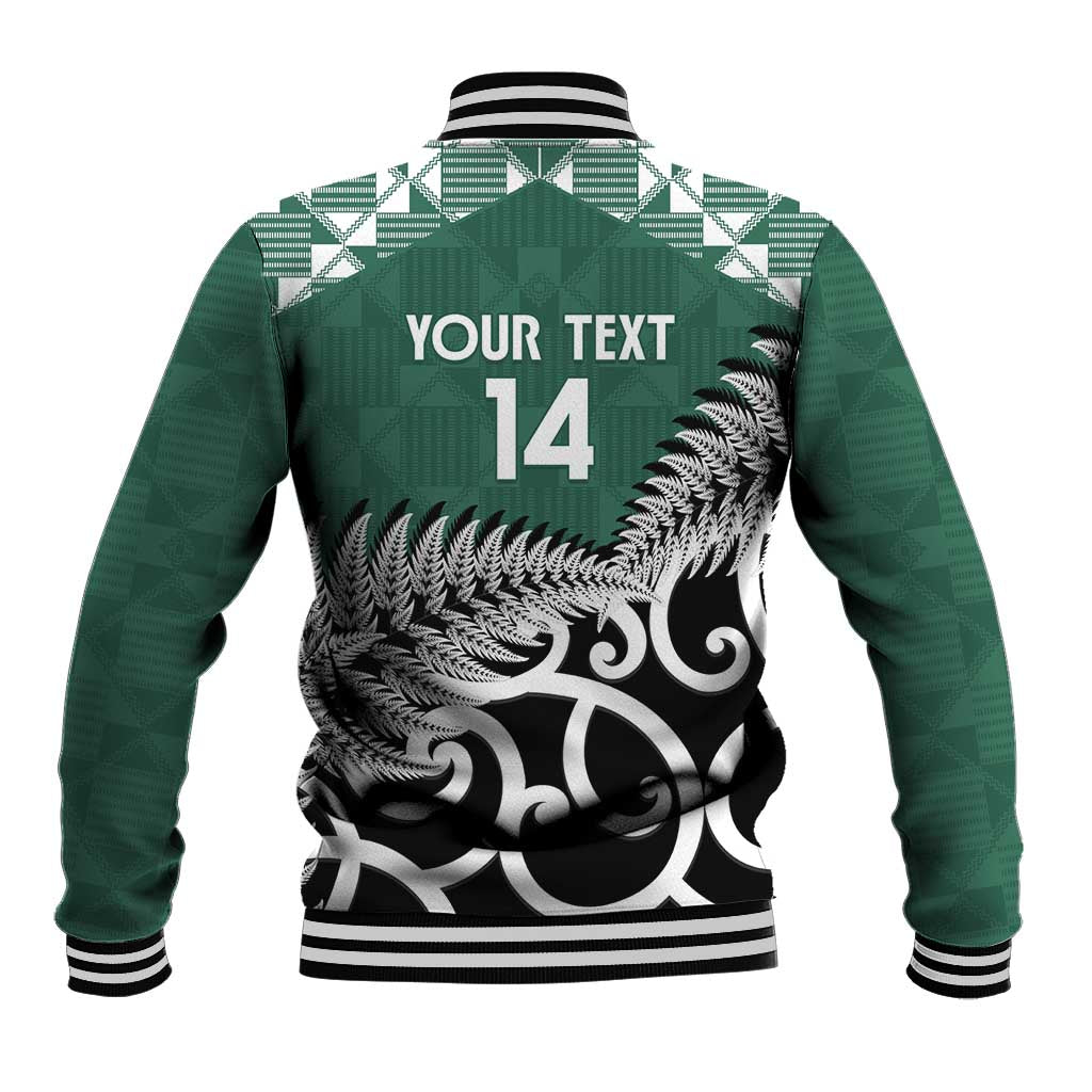 New Zealand South Africa Rugby Custom Baseball Jacket Springboks Kente All Black Maori Together - Polynesian Pride