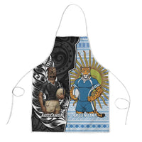 New Zealand Argentina Rugby Apron 2025 Los Pumas All Black Together - Polynesian Pride