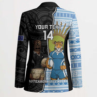 New Zealand Argentina Rugby Custom Blazer 2025 Los Pumas All Black Together LT14 - Polynesian Pride