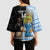 New Zealand Argentina Rugby Custom Kimono Sleeve Blouse 2025 Los Pumas All Black Together - Polynesian Pride