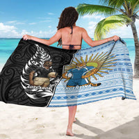 New Zealand Argentina Rugby Sarong 2025 Los Pumas All Black Together LT14 - Polynesian Pride