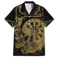 New Zealand Darts Family Matching Tank Maxi Dress and Hawaiian Shirt Skull In Dart We Trust Maori Pattern - Polynesian Pride