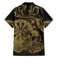 New Zealand Darts Hawaiian Shirt Skull In Dart We Trust Maori Pattern - Polynesian Pride