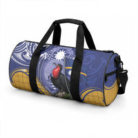Magnificent Frigatebird Nauru Duffle Bag Pandanus Weaving Polynesian Pattern LT14 - Polynesian Pride