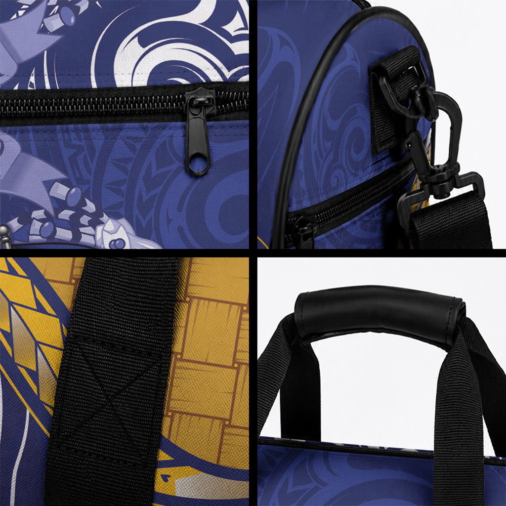 Magnificent Frigatebird Nauru Duffle Bag Pandanus Weaving Polynesian Pattern LT14 - Polynesian Pride