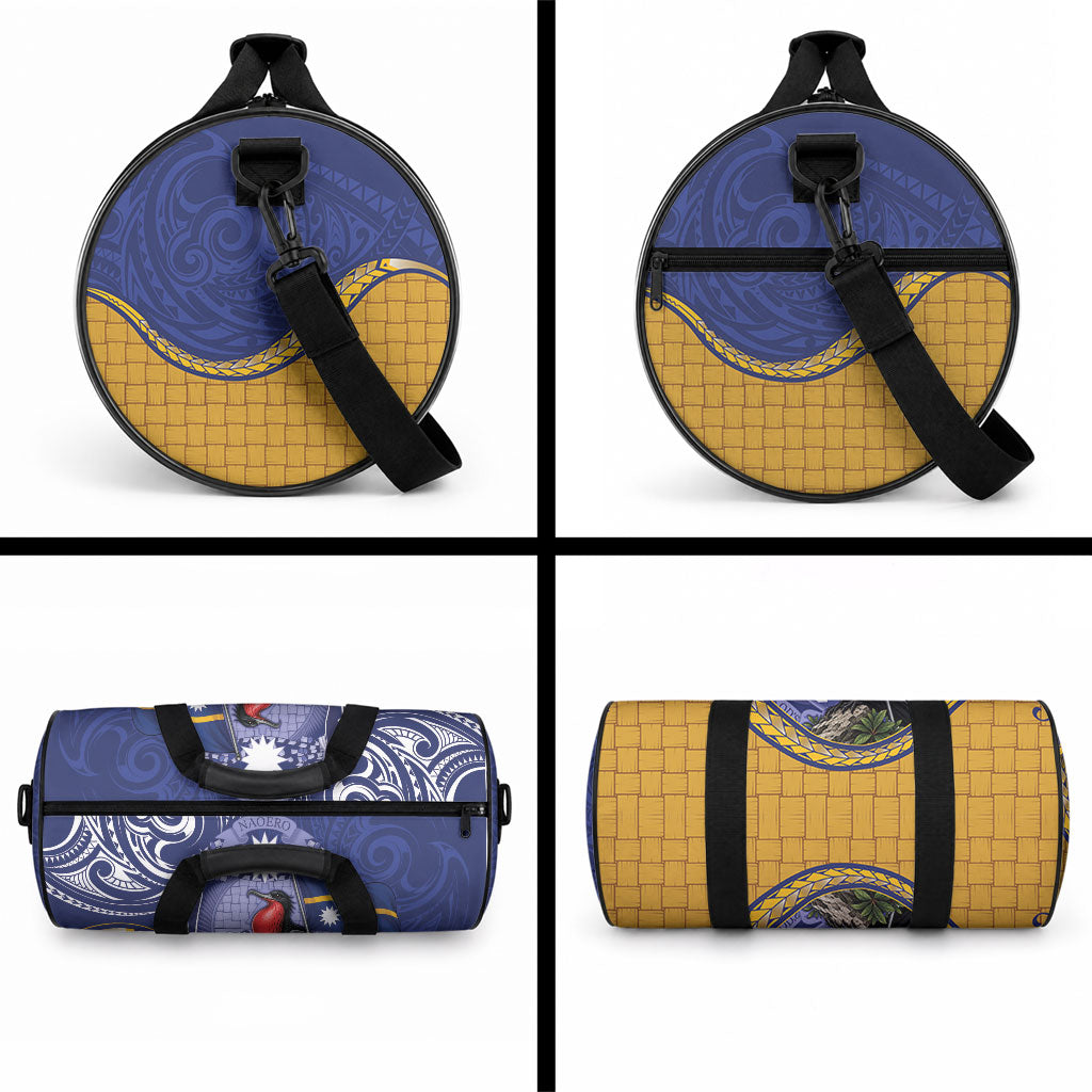 Magnificent Frigatebird Nauru Duffle Bag Pandanus Weaving Polynesian Pattern LT14 - Polynesian Pride