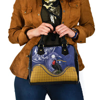 Magnificent Frigatebird Nauru Shoulder Handbag Pandanus Weaving Polynesian Pattern LT14 - Polynesian Pride