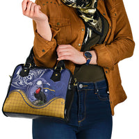 Magnificent Frigatebird Nauru Shoulder Handbag Pandanus Weaving Polynesian Pattern LT14 - Polynesian Pride