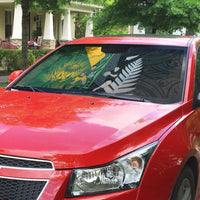 New Zealand and South Africa Rugby Auto Sun Shade Ultimate Rivalry All Black Springboks