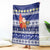 Nauru Christmas Blanket Cute Santa Coat Of Arms Merry Xmas - Polynesian Pride