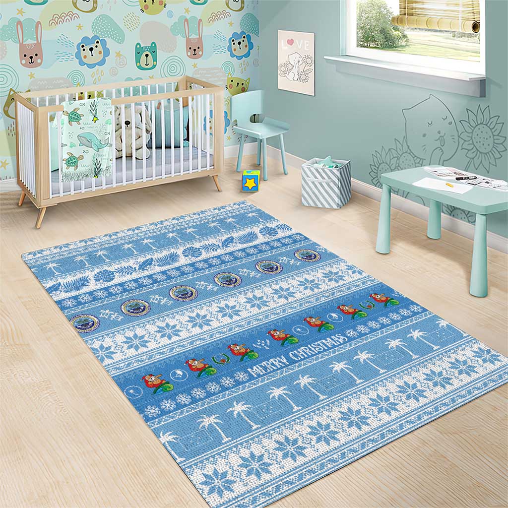 FSM Christmas Area Rug Merry Xmas Federated States of Micronesia - Polynesian Pride