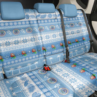 FSM Christmas Back Car Seat Cover Merry Xmas Federated States of Micronesia - Polynesian Pride