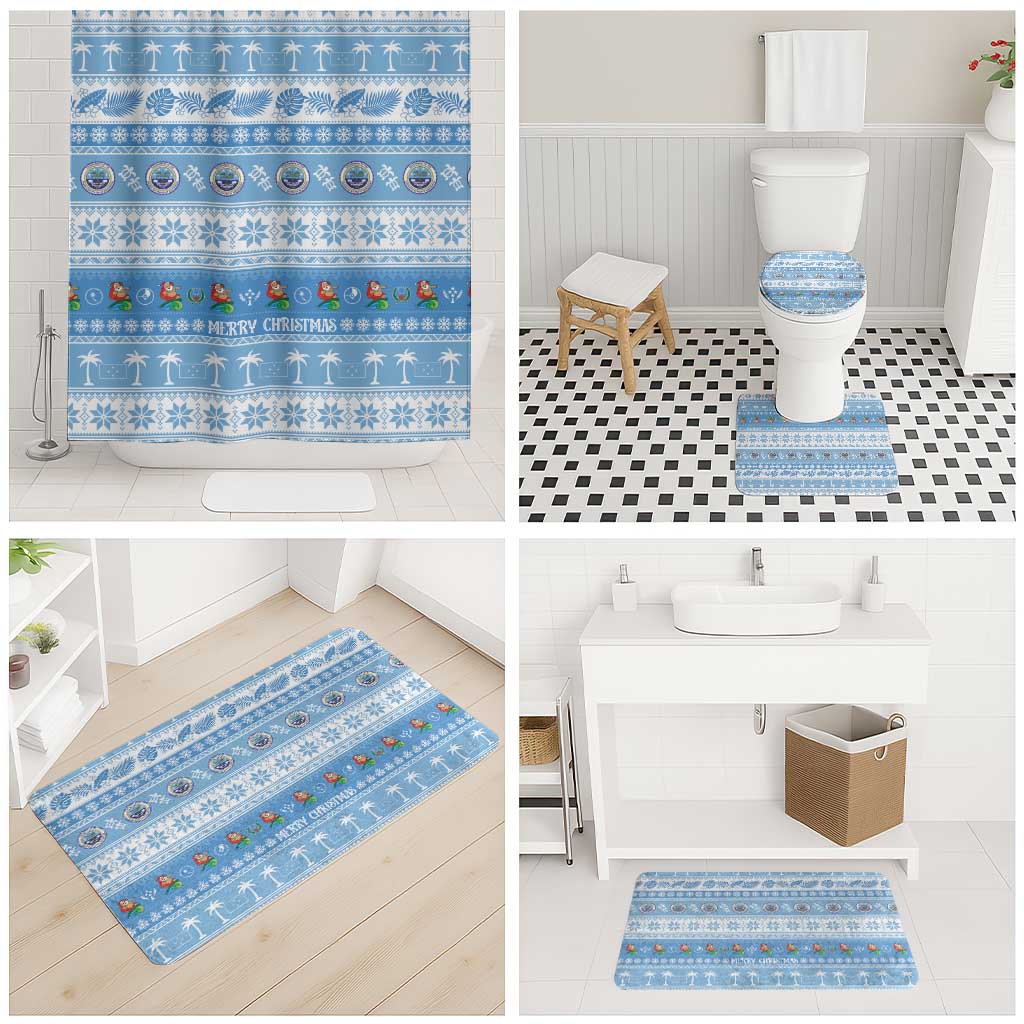 FSM Christmas Bathroom Set Merry Xmas Federated States of Micronesia - Polynesian Pride