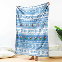 FSM Christmas Blanket Merry Xmas Federated States of Micronesia LT14 - Polynesian Pride